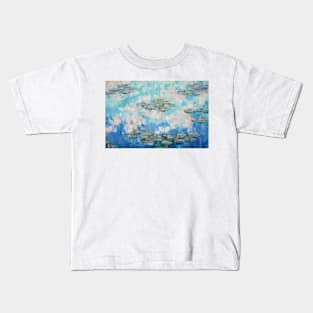 Cloud reflections and lilies Kids T-Shirt